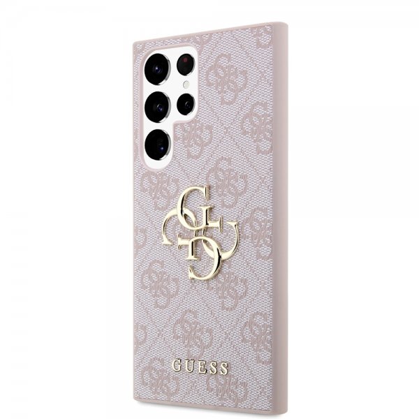 Guess Samsung Galaxy S23 Ultra Kuori 4G Logo Pinkki
