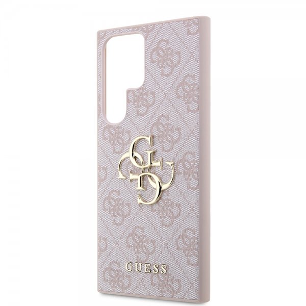 Guess Samsung Galaxy S23 Ultra Kuori 4G Logo Pinkki