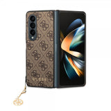 Guess Samsung Galaxy Z Fold 4 Kuori 4G Charms Ruskea