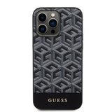 Guess iPhone 15 Pro Max Suojakuori G Cube MagSafe Musta