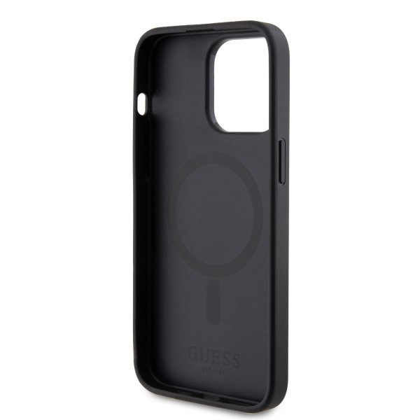 Guess iPhone 15 Pro Max Suojakuori G Cube MagSafe Musta