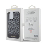 Guess iPhone 15 Pro Max Suojakuori G Cube MagSafe Musta