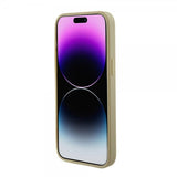 Guess iPhone 15 Pro Max Saffiano MagSafe -suojakuori, beige