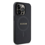 Guess iPhone 15 Pro Max Saffiano MagSafe Musta Kuori