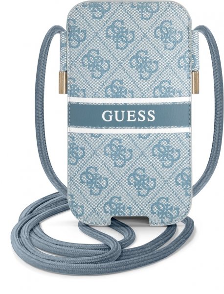 Guess Pouch 4G Logo Medium Sininen