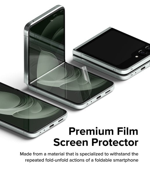 Ringke Samsung Galaxy Z Flip 5 Näytönsuoja Dual Easy Film 2-pakkaus