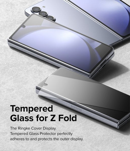 Ringke Samsung Galaxy Z Fold 5 -näytönsuoja, kansinäytön suojalasi