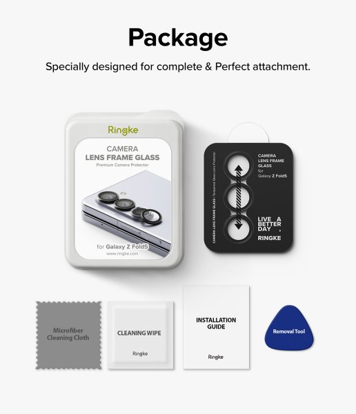 Ringke Samsung Galaxy Z Fold 5 Kameralinssinsuojus kehys