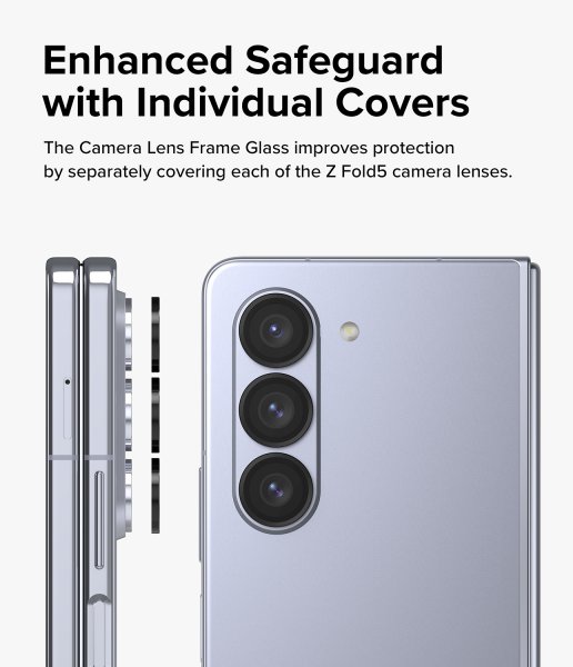 Ringke Samsung Galaxy Z Fold 5 Kameralinssinsuojus kehys