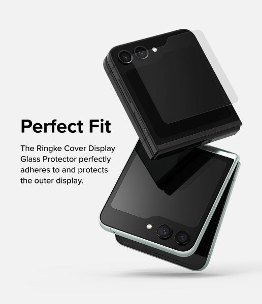 Ringke Samsung Galaxy Z Flip 5 Näytönsuoja Suojalasi 2-pakkaus