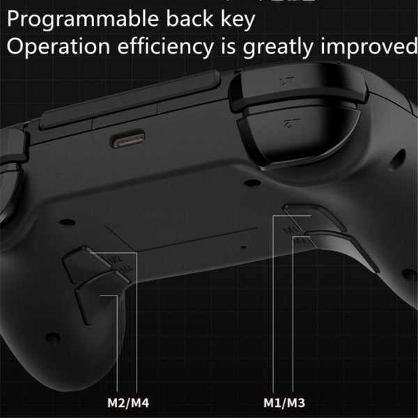 Ipega-ohjain PS4:lle äänilähdöllä, musta/punainen