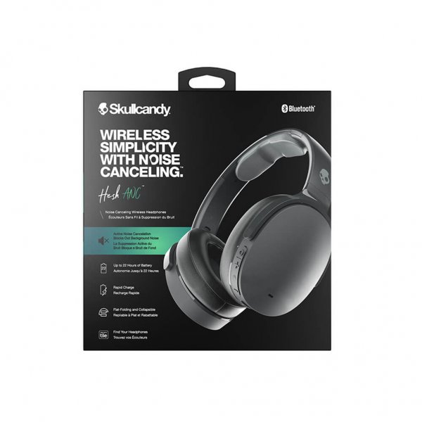 Skullcandy Hesh ANC Over-Ear -kuulokkeet, musta