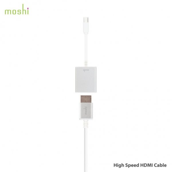 Moshi High Speed HDMI -kaapeli 2 m, valkoinen