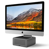 Twelve South HiRise Pro -näyttöteline, musta/ruskea puu