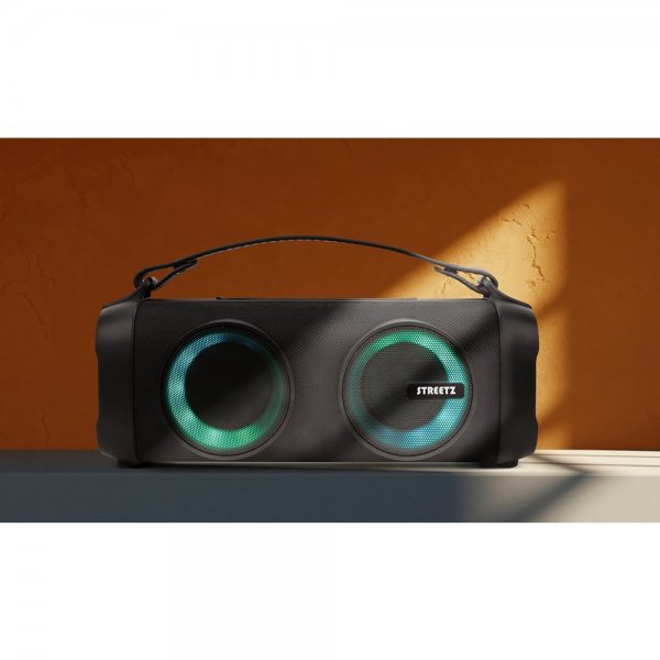 Streetz B100 Bluetooth-Boombox-kaiutin Musta