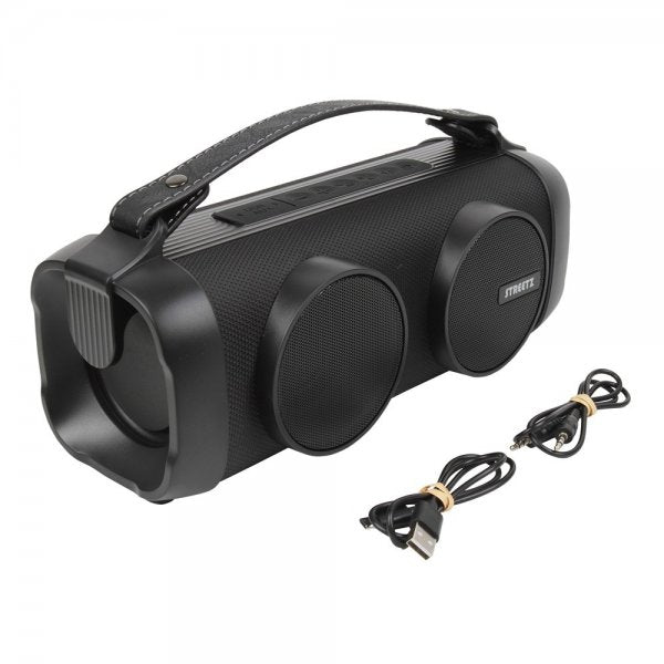 Streetz B100 Bluetooth-Boombox-kaiutin Musta