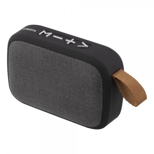 Streetz Kaiutin S100 Kannettava kompakti Bluetooth-kaiutin Musta