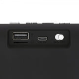 Streetz Kaiutin S100 Kannettava kompakti Bluetooth-kaiutin Musta