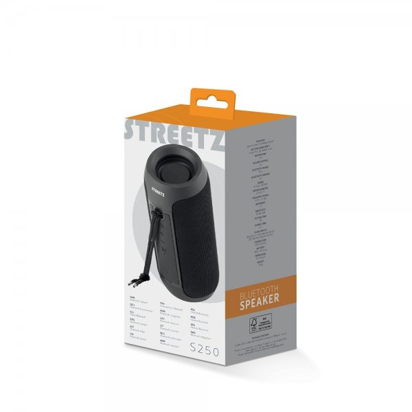 Streetz Kaiutin S250 Bluetooth-kaiutin 10W Musta