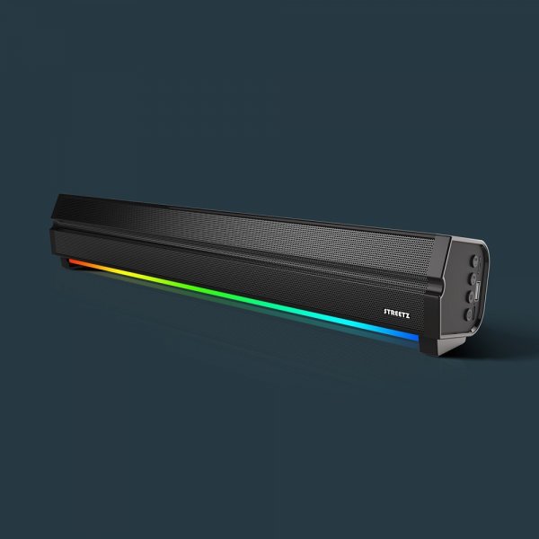 Streetz-kaiutin SB100 Bluetooth-soundbar, musta