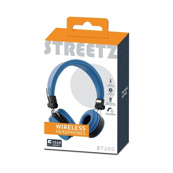 Streetz Kuulokkeet BT200 Wireless Headphones Sininen