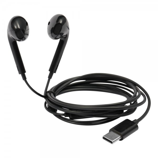 Streetz Kuulokkeet C200 Semi-In-Ear Headset USB-C Musta