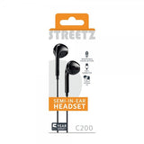 Streetz Kuulokkeet C200 Semi-In-Ear Headset USB-C Musta