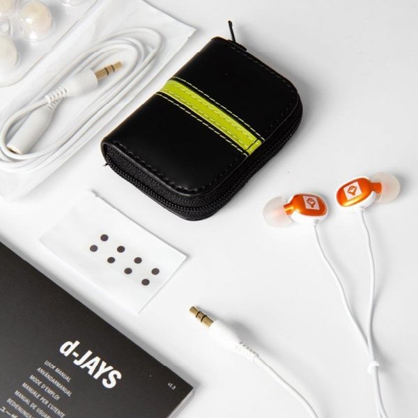 Jays Langalliset Kuulokkeet d-JAYS Sound Isolating Earphones 3.5mm Oranssi