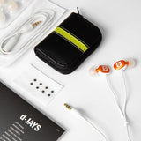 Jays Langalliset Kuulokkeet d-JAYS Sound Isolating Earphones 3.5mm Oranssi