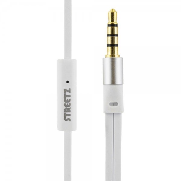 Streetz Kuulokkeet E120 Sport-nappikuulokkeet 3.5mm Valkoinen