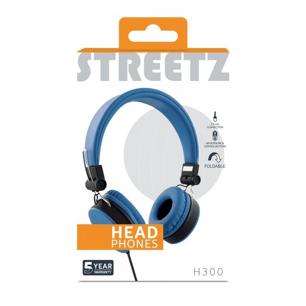 Streetz Kuulokkeet H300 Kuulokkeet 3.5mm Sininen