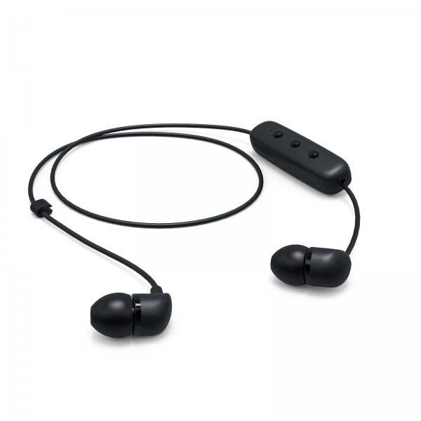 Happy Plugs Nappikuulokkeet In-Ear Langattomat Musta