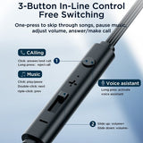 Joyroom Kuulokkeet JR-EW04 Langalliset nappikuulokkeet 3.5mm Musta