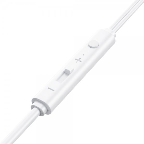 Joyroom Kuulokkeet JR-EW04 Langalliset nappikuulokkeet 3.5mm Valkoinen