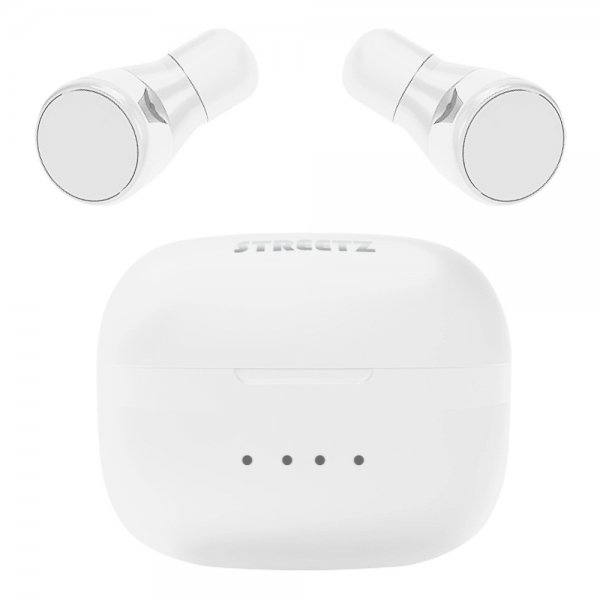 Streetz Kuulokkeet T200 Langattomat Nappikuulokkeet In-Ear Valkoinen