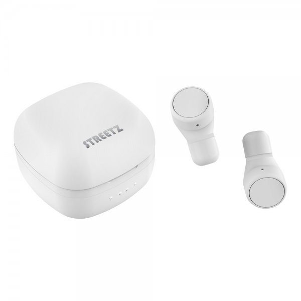 Streetz Kuulokkeet T200 Langattomat Nappikuulokkeet In-Ear Valkoinen