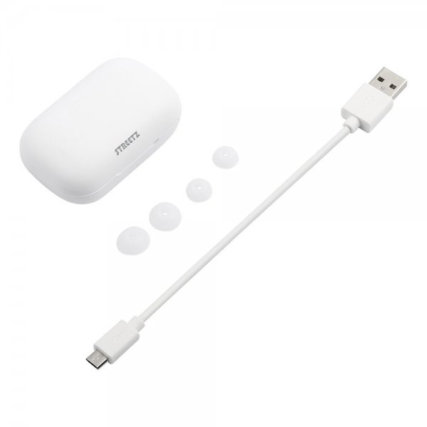 Streetz Kuulokkeet T210 Langattomat nappikuulokkeet In-Ear Valkoinen