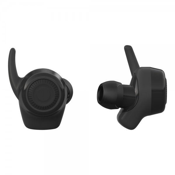 Streetz-kuulokkeet T220 langattomat nappikuulokkeet Stay-In-Ear, musta