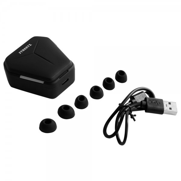 Streetz Kuulokkeet T300 Langattomat Gaming-nappikuulokkeet Musta