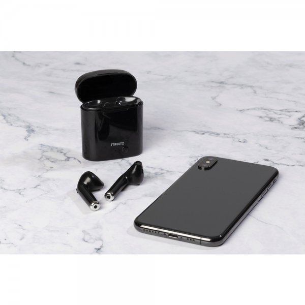Streetz kuulokkeet T50 True Wireless Earbuds, musta