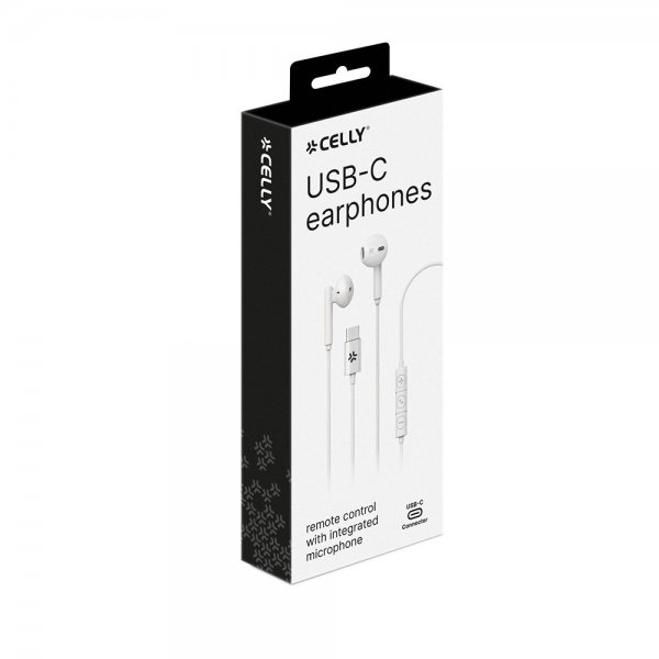 Celly kuulokkeet UP1100 USB-C Valkoinen