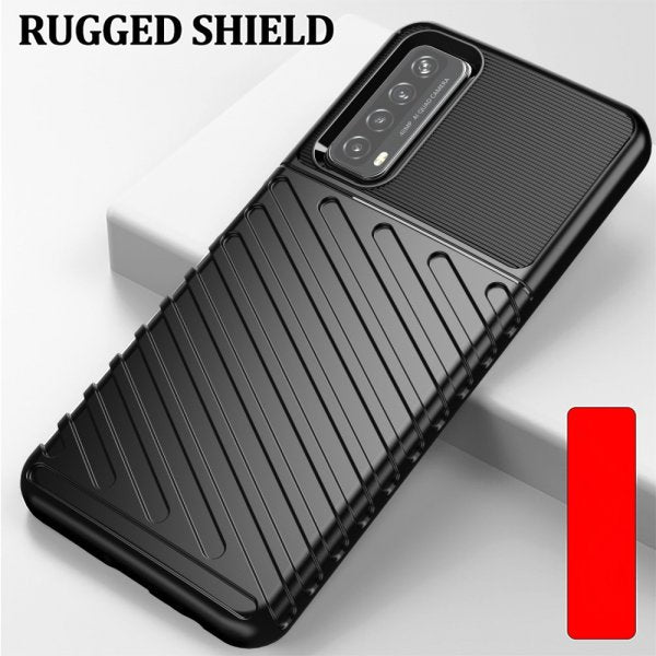 Huawei P Smart 2021 Suojakuori Thunder Series Musta