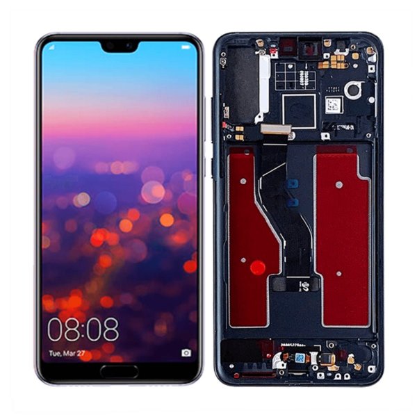 Huawei P20 Pro näyttö LCD-paneelilla OEM - Musta