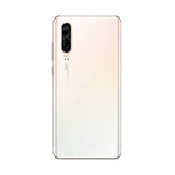 Huawei P30 Takakansi/Akkuluukku - Helmenvalkoinen