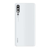 Huawei P30 Takakansi/Akkuluukku - Valkoinen