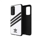 Adidas Huawei P40 -kuori TAI 3 Stripes Snap Case - valkoinen musta
