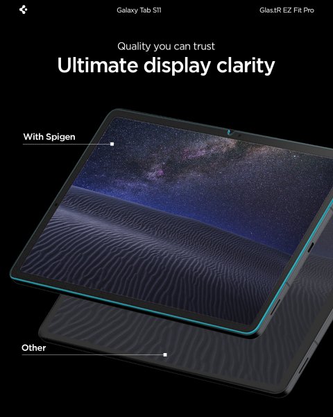 Spigen Samsung Galaxy Tab S11 Näytönsuoja GLAS.tR EZ Fit Pro