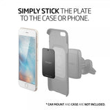 Spigen Kuel auton pidikkeen metallilevyt, 4 kpl, musta