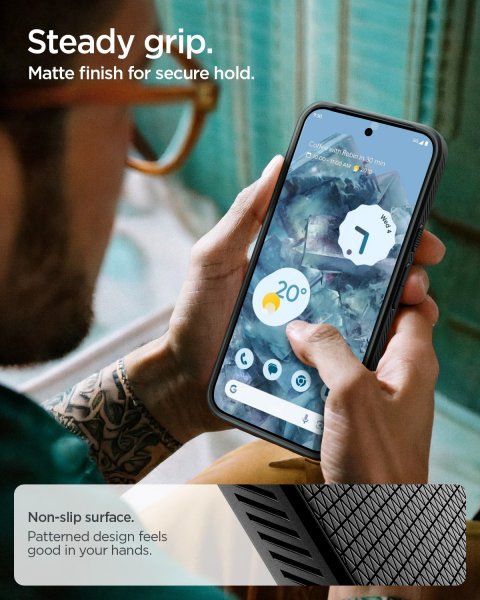 Spigen Google Pixel 10a Kuori Liquid Air Mattamusta