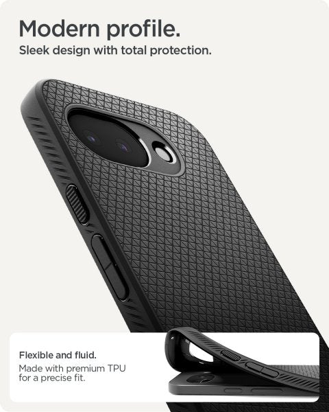 Spigen Google Pixel 10a Kuori Liquid Air Mattamusta